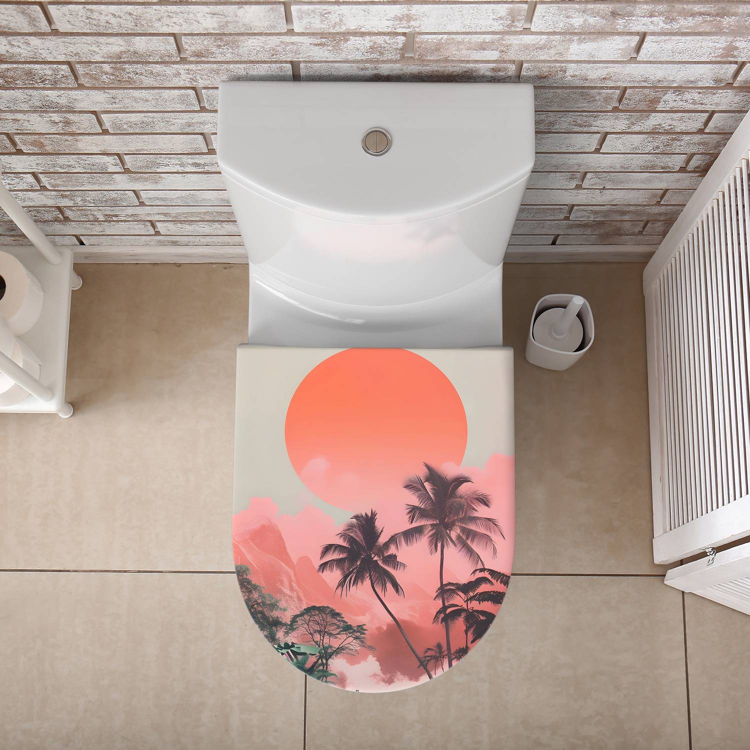 WC-Sitz – Rosa Tropenidylle - Traditionelle deutsche Lebensmittel ...